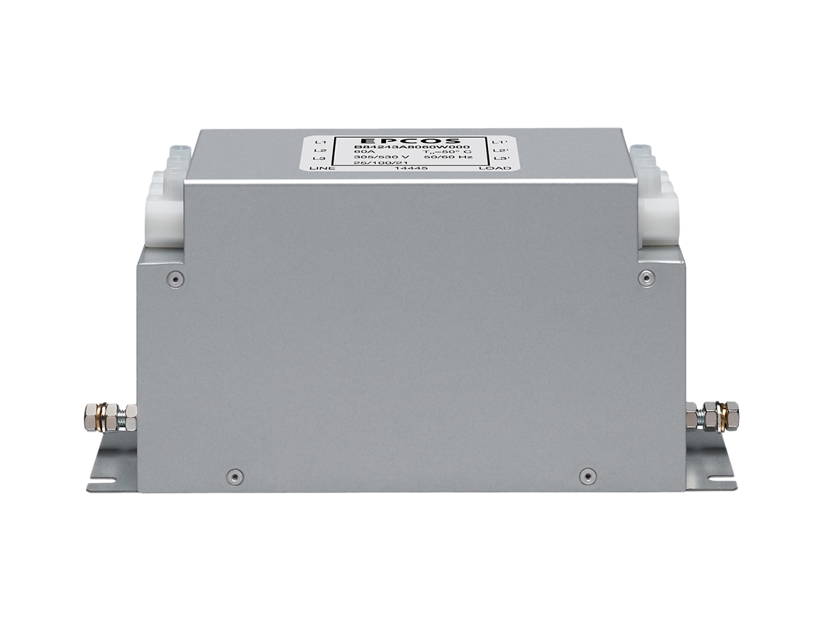 EPCOS, B84243A 3A 530 V ac 50Hz, Chassis Mount EMC Filter, Terminal Block 3 Phase
