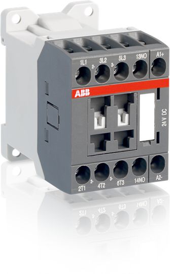 ABB 1SBL12 Contactor, 24 V dc Coil, 3-Pole, 16 A, 7.5 kW, 4NO