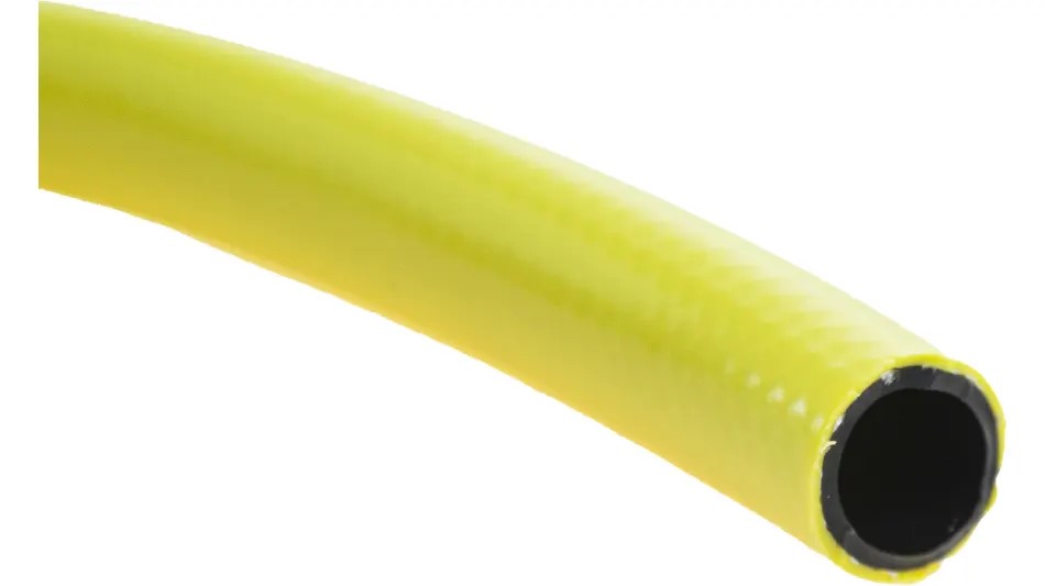 RS PRO PVC, Hose Pipe, 12.5mm ID, 17.5mm OD, Yellow, 50m