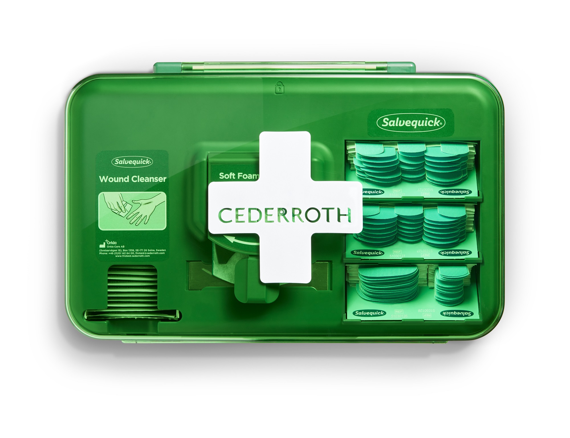 Cederroth ABS, Polycarbonate White Wound Care Dispenser Dispenser