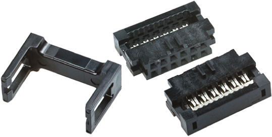 Amphenol ICC 12-Way IDC Connector Socket for Cable Mount, 2-Row