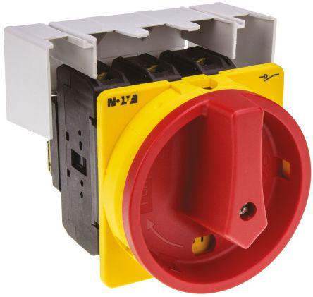 3 Pole Panel Mount Non Fused Isolator Switch, NO, 63 A, 37 kW, IP65