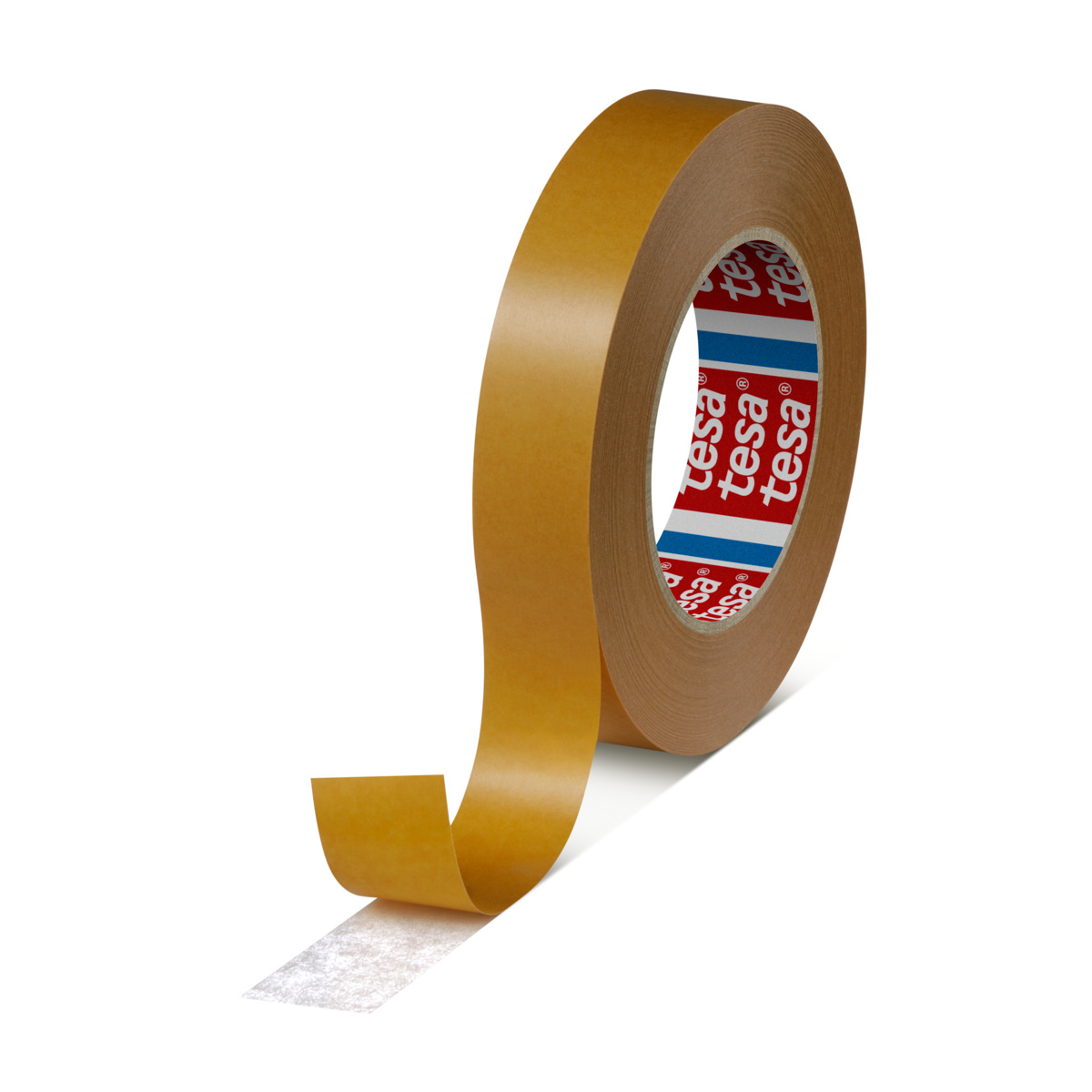 Tesa 51570-00002-00 Brown Double Sided Tape, 0.11mm Thick, 13 N/cm, Non-Woven Backing, 25mm x 50m