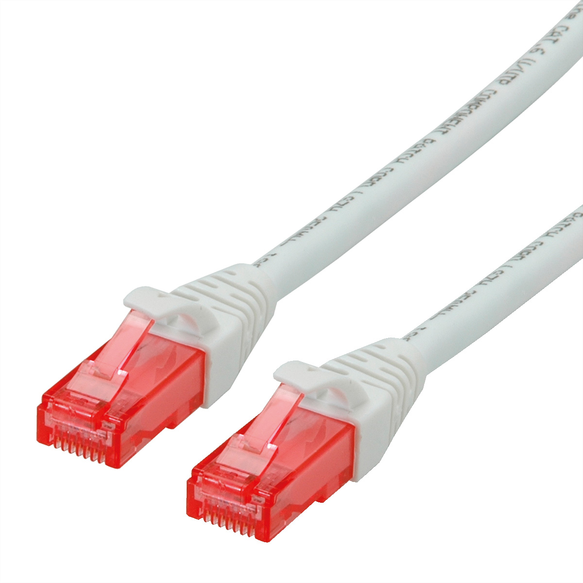 Roline, 1.5m Cat6, White RJ45 to Male RJ45 Male, UTP Unshielded, Terminated LSZH Sheath