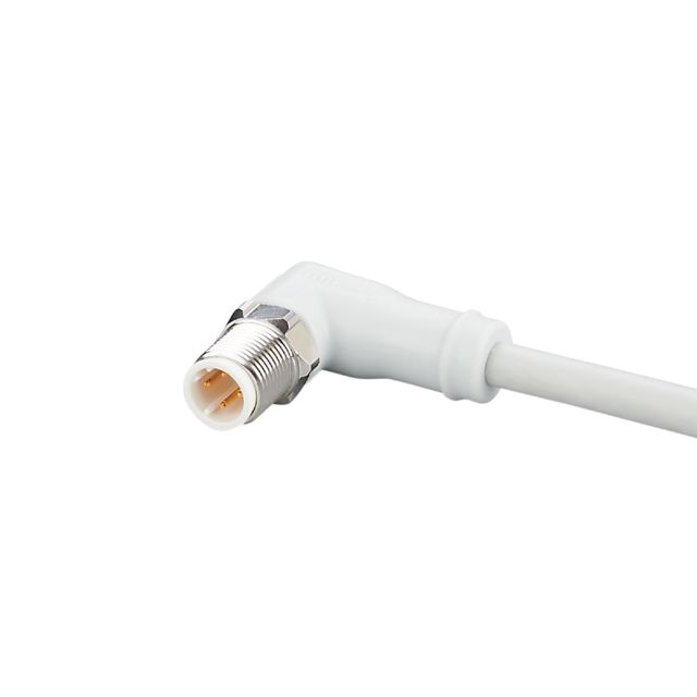 ifm electronic Male 4 way M12 to Female 4 way M12 Communication Cable, 5 m