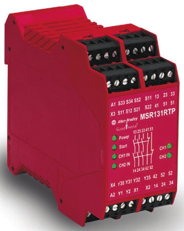 Allen Bradley 440R / MSR131RTP 2 Auxiliary Contacts Safety Relay 230V ac, Dual-Channel 3 Safety Contacts