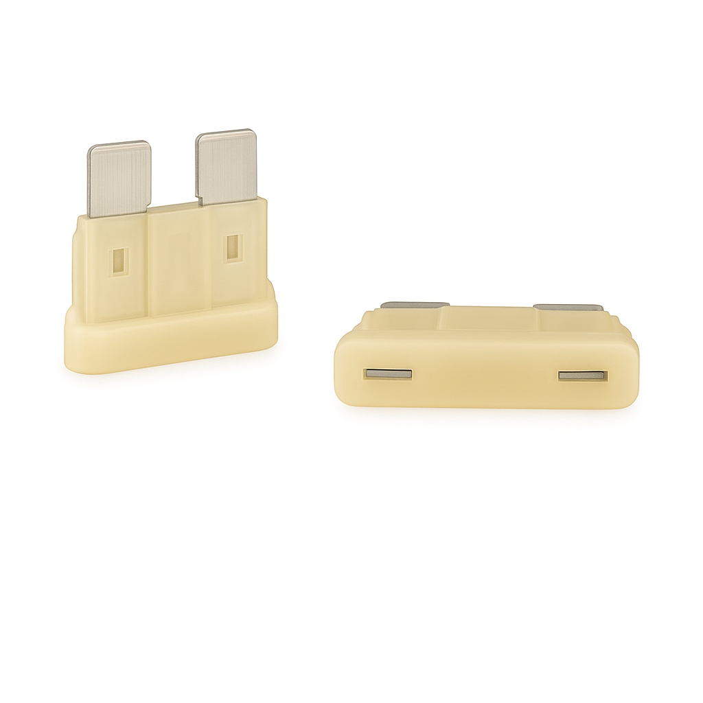 E-Pro 5A Automotive ATO Blade Fuse 32 V DC Fast Acting Beige