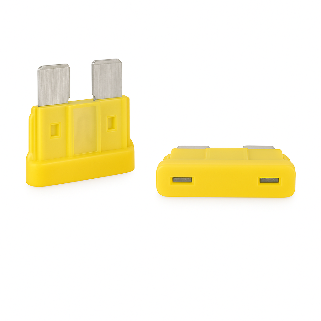 E-Pro 20A Automotive ATO Blade Fuse – 32 V DC, Fast-Acting, Yellow