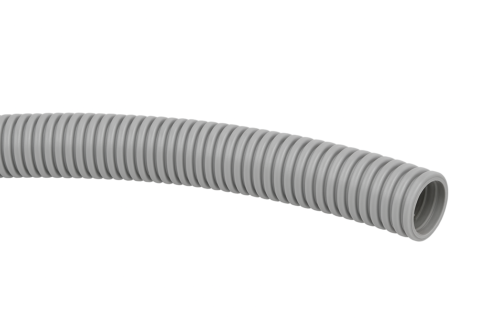 E-Pro Grey Polyamide Flexible Conduit ID 8.40mm OD 12.05mm UL94 V2 750N