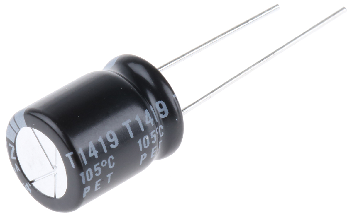 Rubycon 470μF Aluminium Electrolytic Capacitor 25V dc, Radial, Through Hole - 25ZLH470MEFC10X12.5