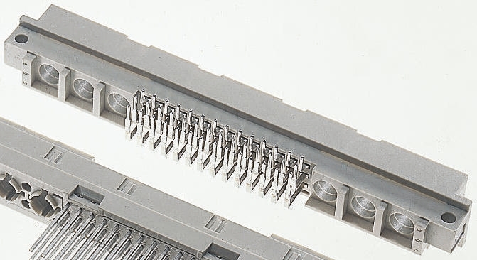 ERNI 60 + 4 Way, Type M Class C2, Right Angle DIN 41612 Connector, Plug