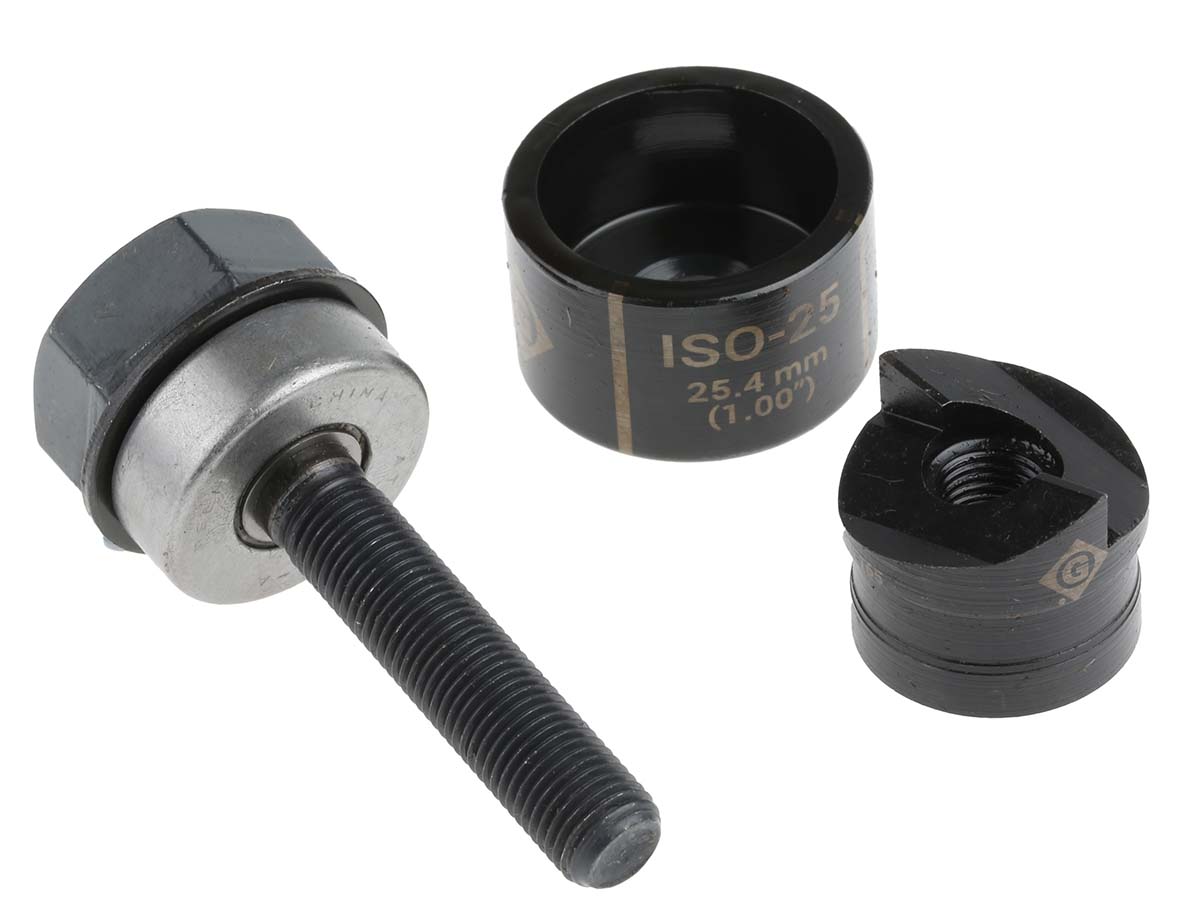 Greenlee Punch and Die Tool, 25.4mm, Circular, Hand Operation