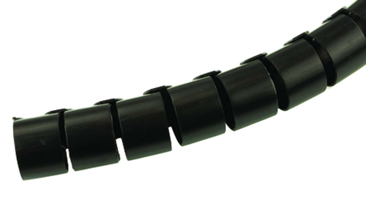 HellermannTyton Spiral Wrap, I.D 25mm, 27mm Polypropylene Helawrap Series