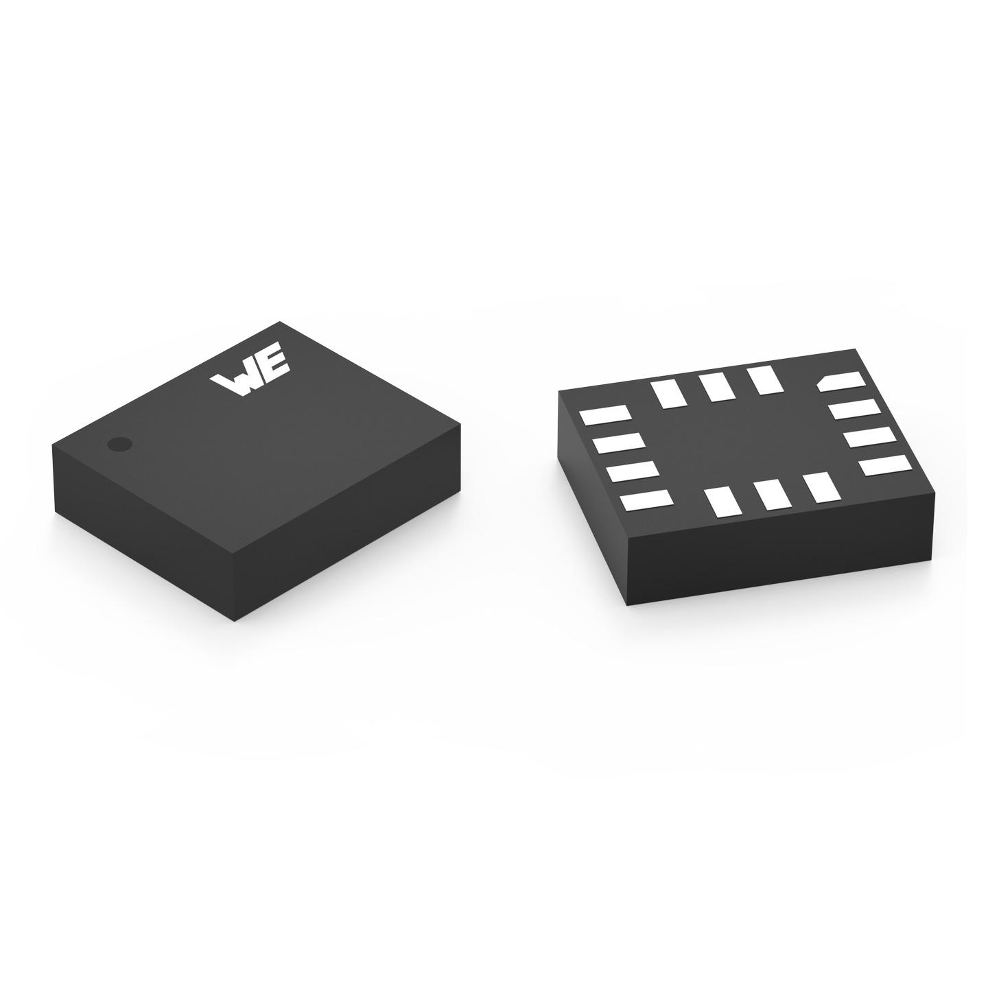 Wurth Elektronik 6-Axis Surface Inertial Sensor 1.71 V 3.6 V, I2C/SPI, QFN, 14-Pin