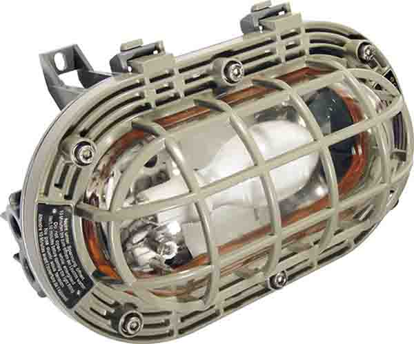 Eaton 200 W Bulkhead Hazardous Area Light Fitting, Incandescent, Temp T3, 230 V ac E27