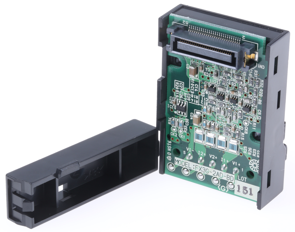 Mitsubishi Electric PLC I/O Module for Use with MELSEC FX3G Series, Analogue