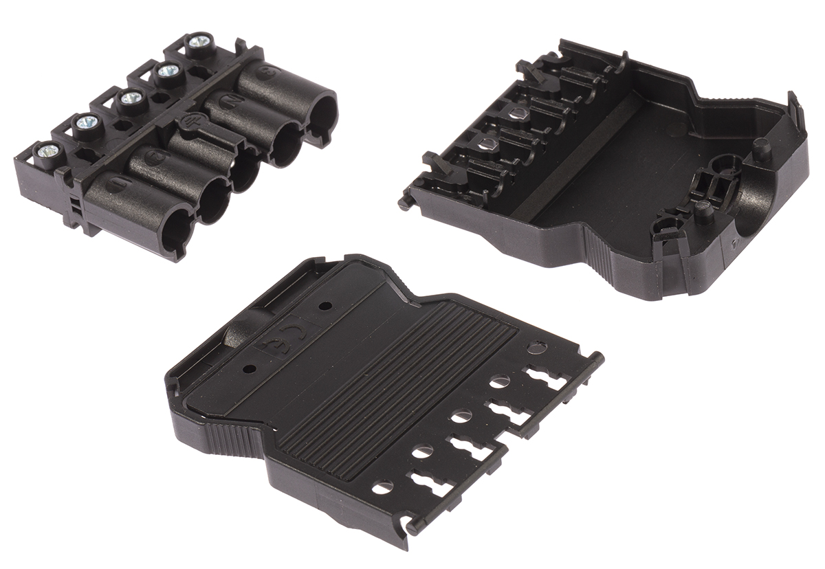 Wieland GST18i5 Series Mini Connector, 5-Pole, Male, Cable Mount, 20A, IP20