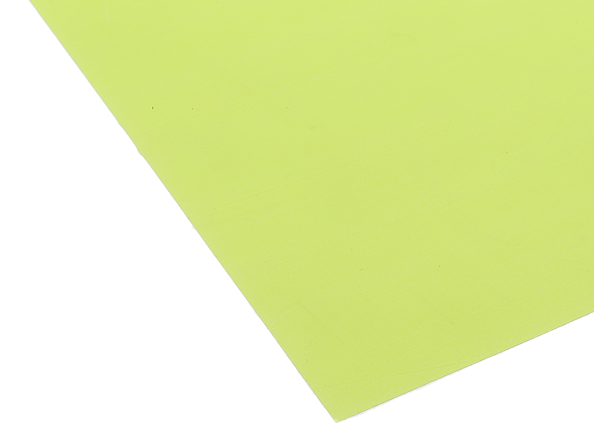 Green Polyester Plastic Shim, 457mm x 305mm x 0.08mm