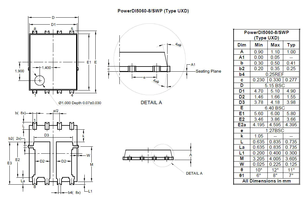 Diodes Inc DXTN3C100PDQ-13 NPN Transistor, 3 A, 100 V PowerDI5060-8/SWP