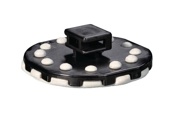 HellermannTyton Self Adhesive Black Cable Tie Mount 36 mm x 36mm, 4.8mm Max. Cable Tie Width