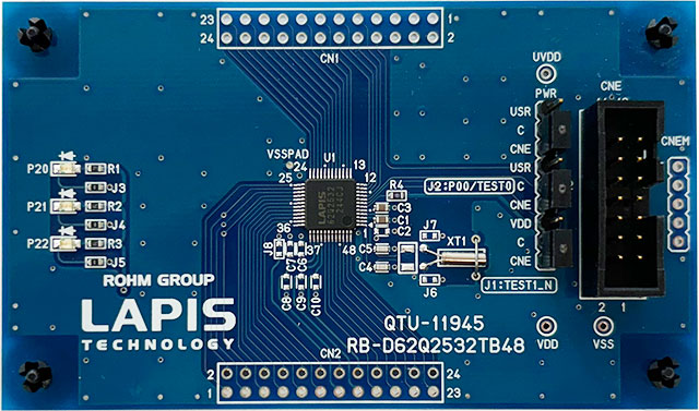 ROHM Reference Board Evaluation Board for MCU for ML62Q2532 48pin TQFP