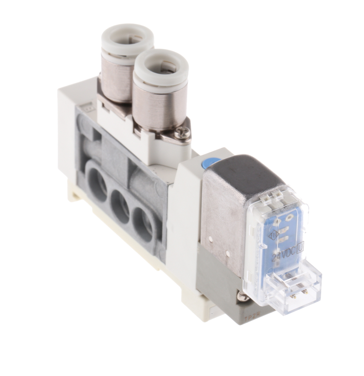 SMC 5/2 Pneumatic Solenoid Valve - Solenoid/Pilot SY3000 Series 24V dc
