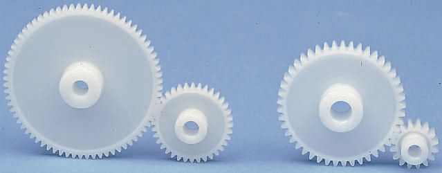 RS PRO POM 35 Teeth Spur Gear, 0.5 Module, 5mm Bore Diam, 17.5mm Pitch Diam, 10mm Hub Diam
