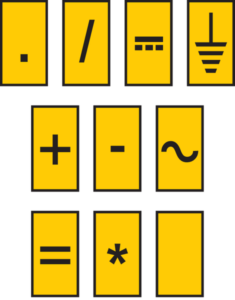HellermannTyton WIC1 Snap On Cable Markers, Yellow, Pre-printed "SIGN", 2 → 2.8mm Cable, 561-01004