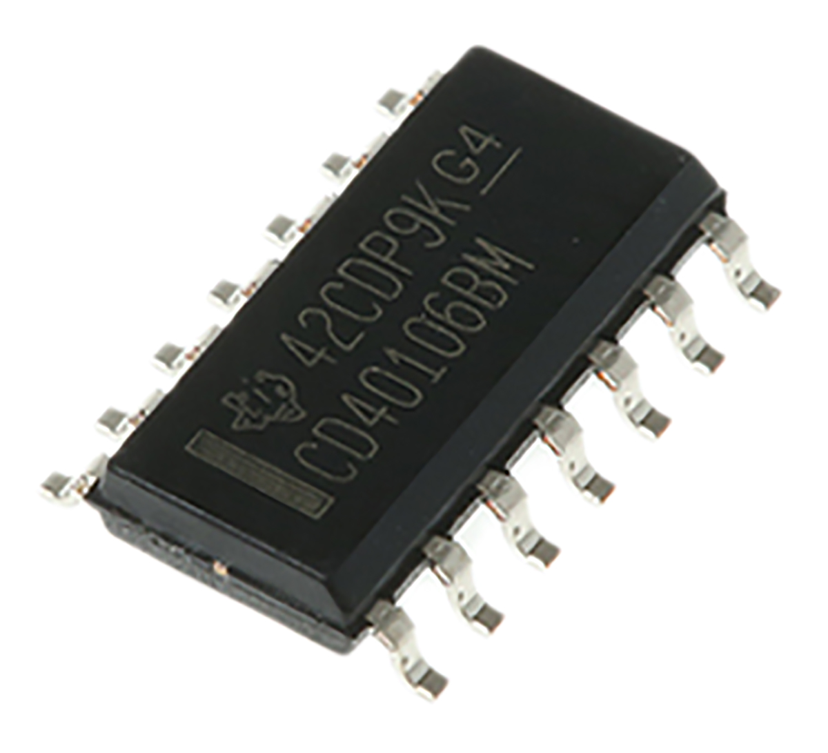 Texas Instruments CD40106BM Hex Schmitt Trigger Inverter, 14-Pin SOIC