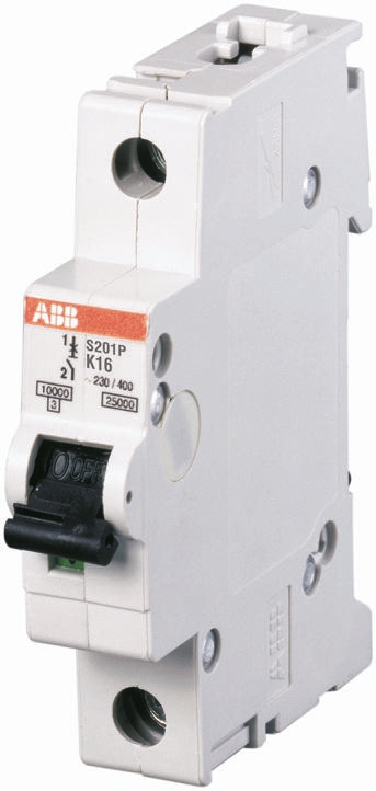 ABB System Pro M Compact S200 MCB, 1P, 20A Curve K, 253V AC, 72V DC, 6 kA Breaking Capacity
