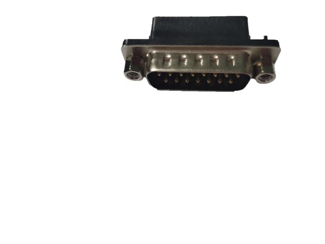 RS PRO 15 Way Right Angle Panel Mount D-sub Connector Plug, 2.77mm Pitch, with Screw