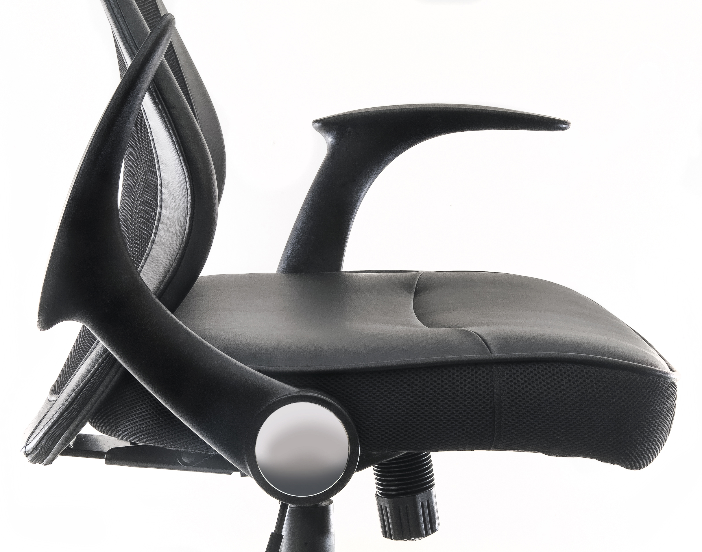 RS PRO Black Fabric Executive Chair, 110kg Weight Capacity