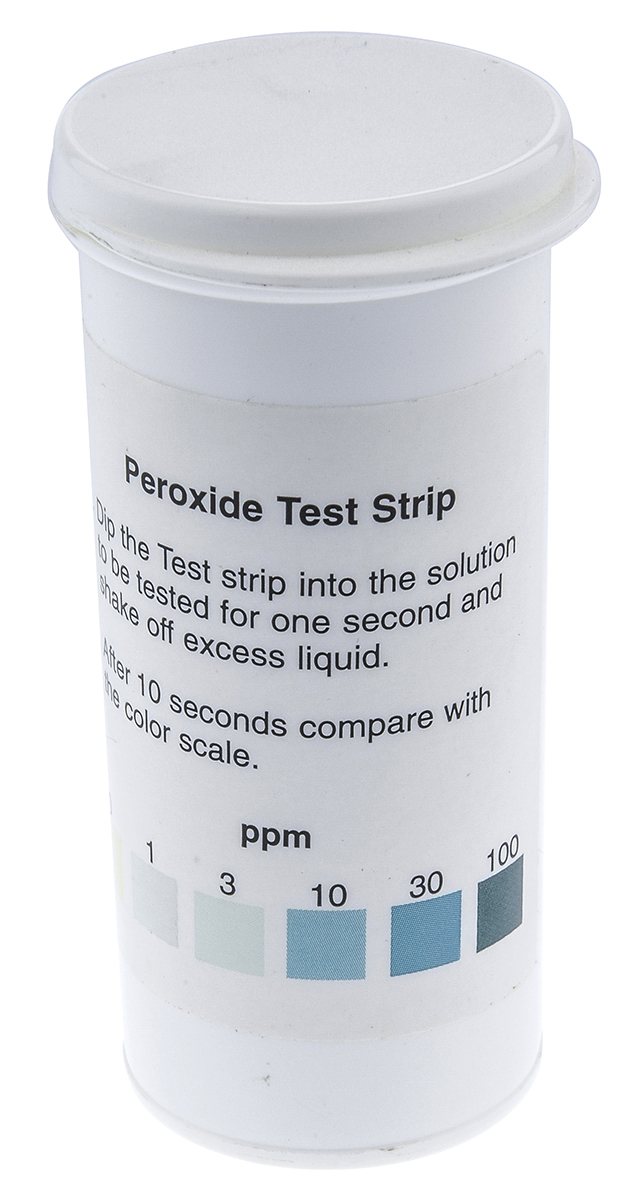 Instruments Direct Single Parameter(s) Peroxide Test Strips, max. measurement 100ppm - 50 strips