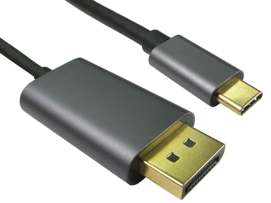 RS PRO Male DisplayPort to Male USB C  Cable, 8K, 1m