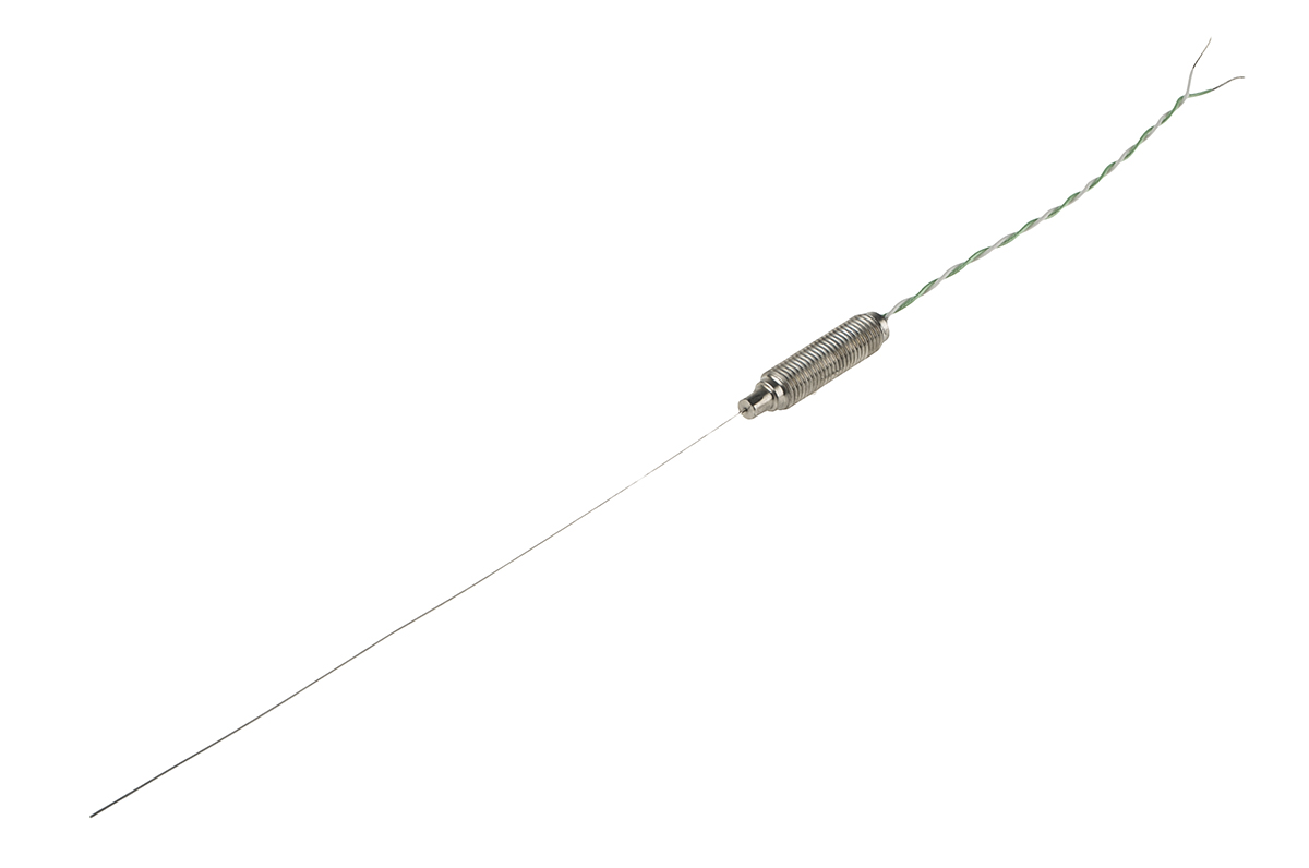 RS PRO Type K Mineral Insulated Thermocouple 150mm Length, 0.5mm Diameter → +750°C
