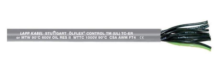 Lapp ÖLFLEX CONTROL TM Control Cable, 12 Cores, 1 mm² CSA 17 AWG, Unscreened, 50 m, Grey Polyvinyl Chloride Sheath