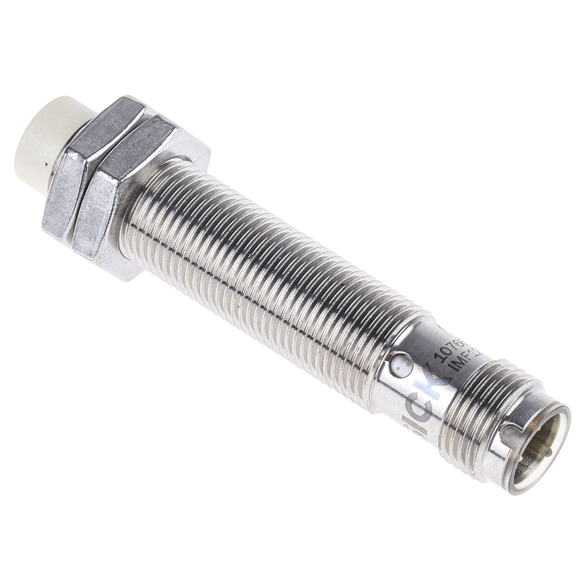 SICK Inductive Threaded Barrel Proximity Sensor, M12, 8 mm Detection, PNP NO+NC, 10 → 30 V dc