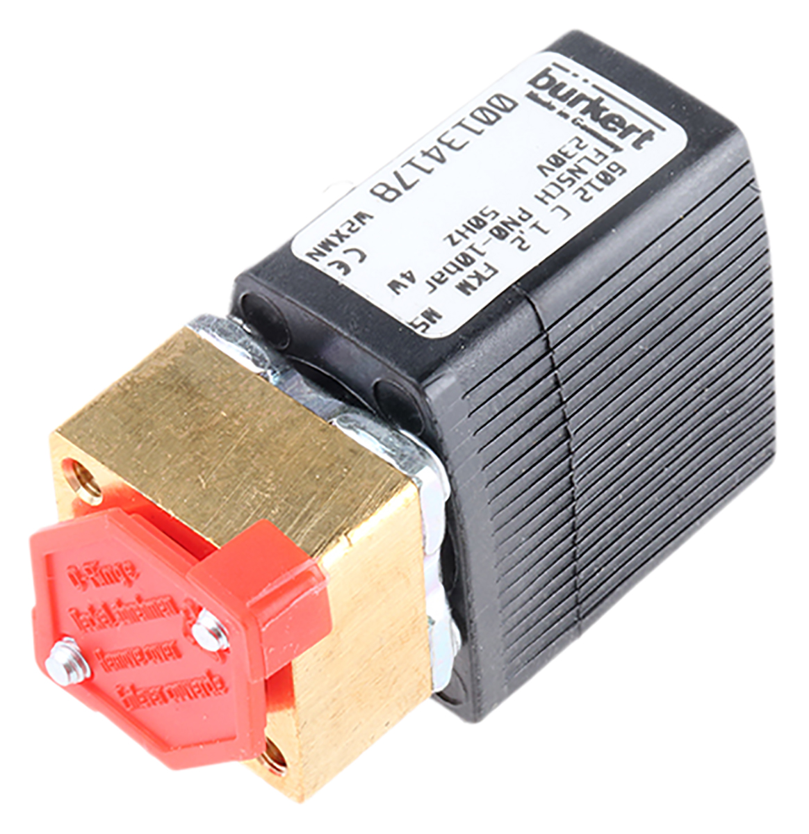 Burkert Solenoid Valve 134178, 3 Port, NC, 230 V ac 1/8 in G
