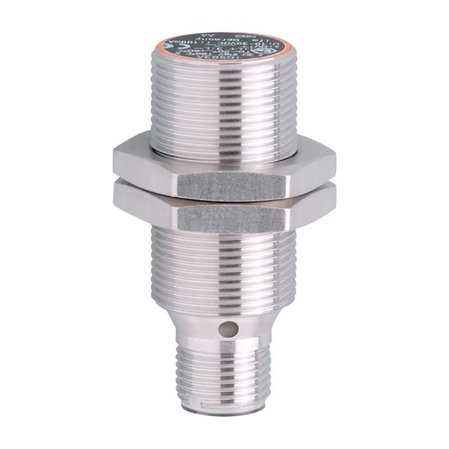 ifm electronic Inductive Threaded Barrel Proximity Sensor, M18, 5 mm Detection, PNP NO, 10 → 30 V dc