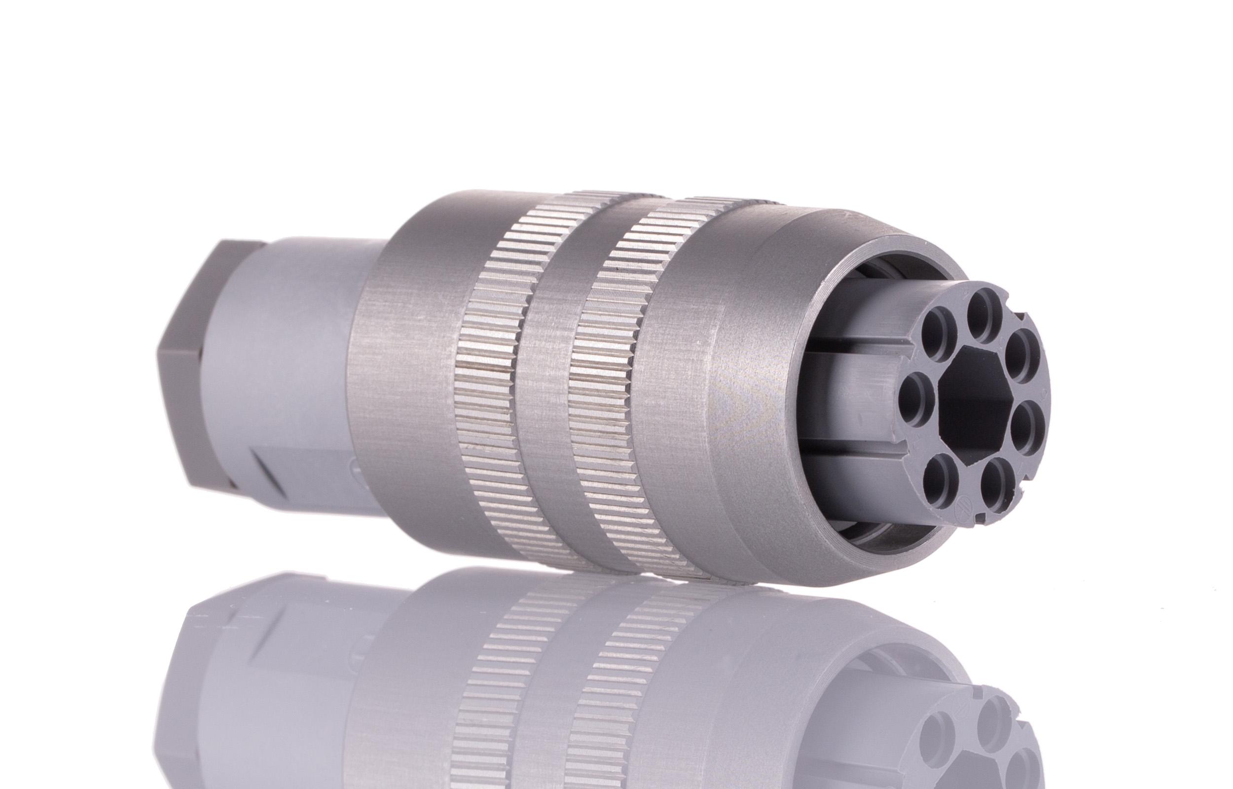 Hirschmann, N6R 7 Pole Din Socket, DIN 43651, 10A, 250 V ac IP65, IP67, Female, Cable Mount