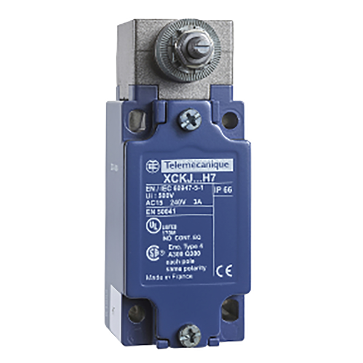 Telemecanique Sensors ZCKJ Series Rotary head Limit Switch, 2NO/2NC, IP66, 2P, Metal Housing, 240V ac Max, 3A Max