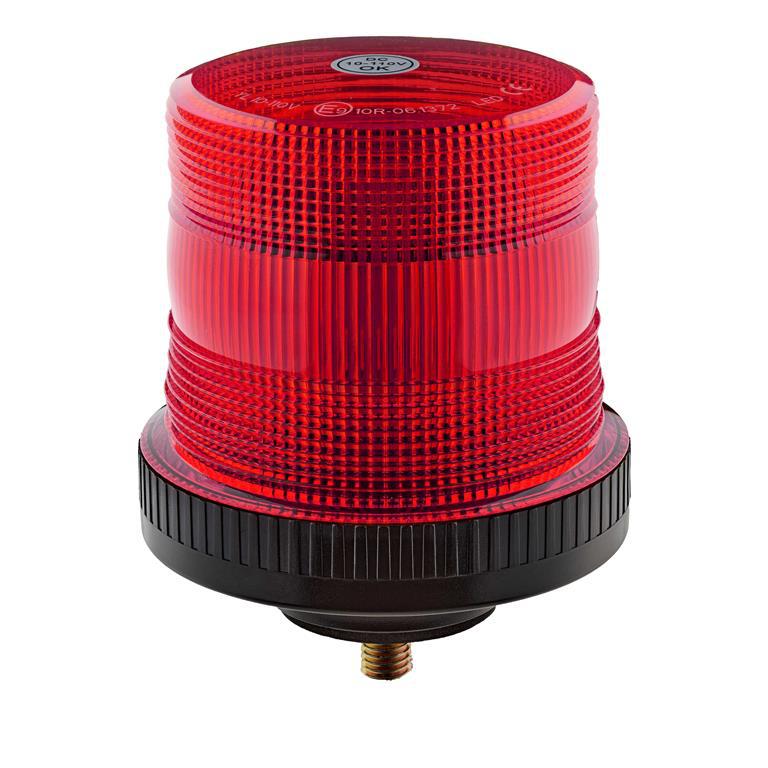 RS PRO Red Flashing Beacon, 10 → 110 V, Base Mount, LED Bulb