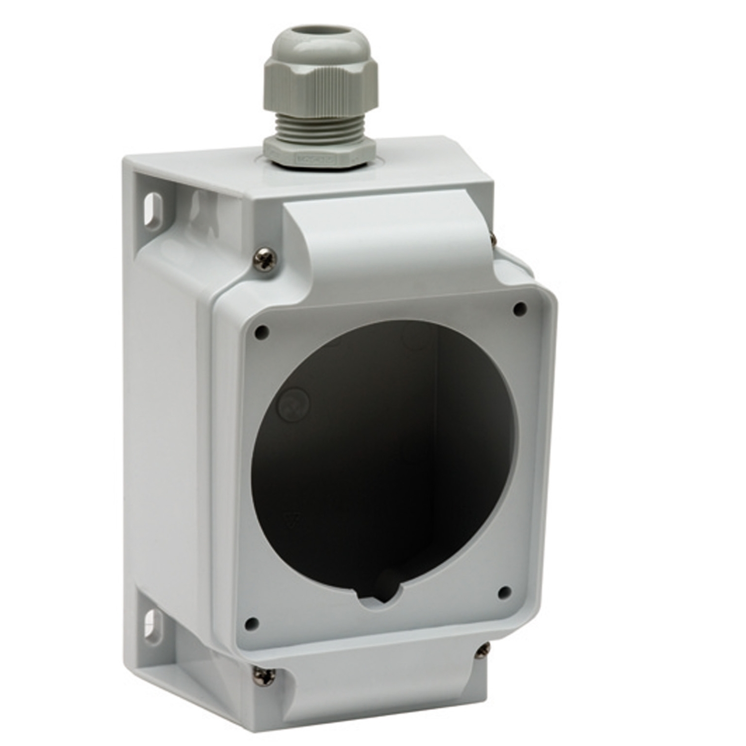 Schneider Electric Mureva Grey Stainless Steel Back Box, IP67,  Surface Mount, 90 x 100mm