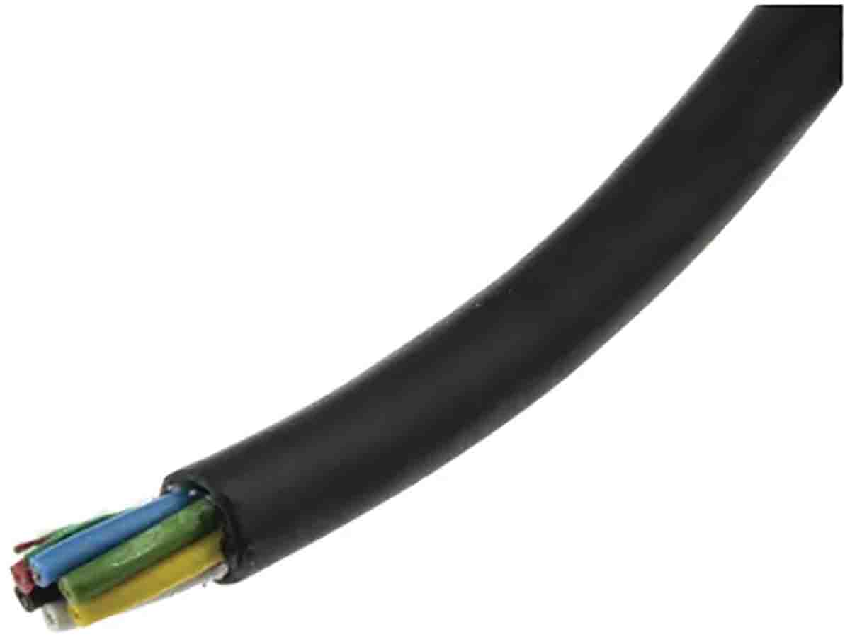 RS PRO Data Cable, 6 Cores, 0.5 mm², Unscreened, 20 AWG, 25m