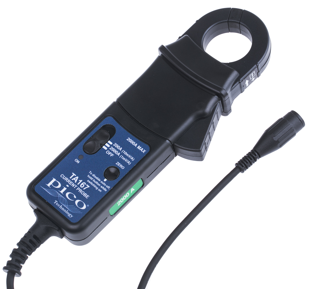 Pico Technology TA167 Oscilloscope Probe, Current Type, 20kHz, BNC Connector