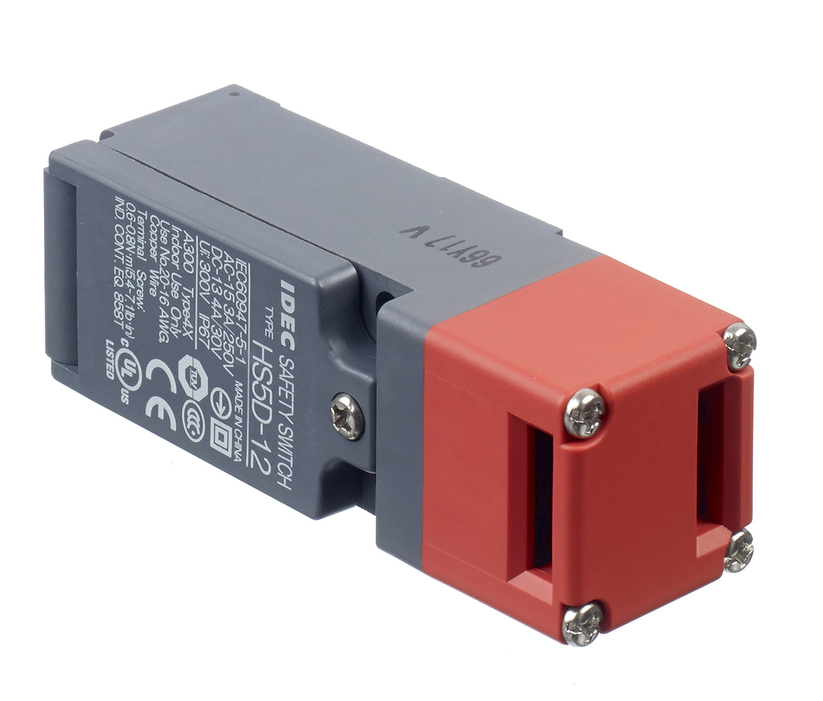 Idec HS5D Safety Interlock Switch, 2NC/1NO, Handle