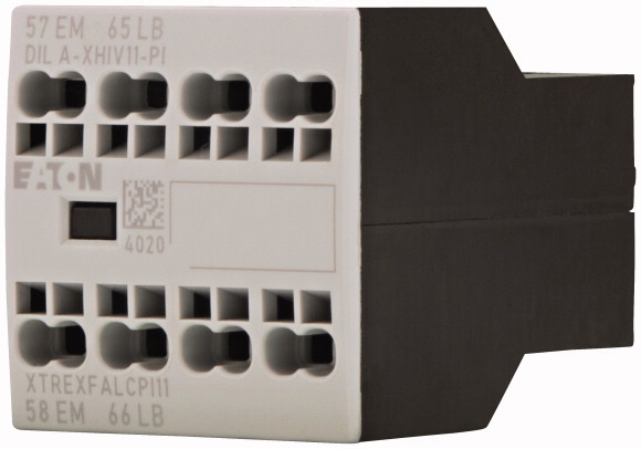Eaton Auxiliary Contact, 2 Contact, 1 NCL, 1 NOE, Front Fixing