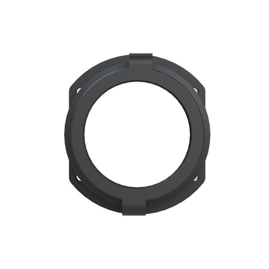 Flange, Conduit Fitting, 70mm Nominal Size, Nylon 6, Black