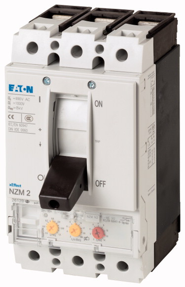 Eaton Circuit Breaker - NZM..-ME..NA 3 Pole 690V ac Voltage Rating, 90A Current Rating