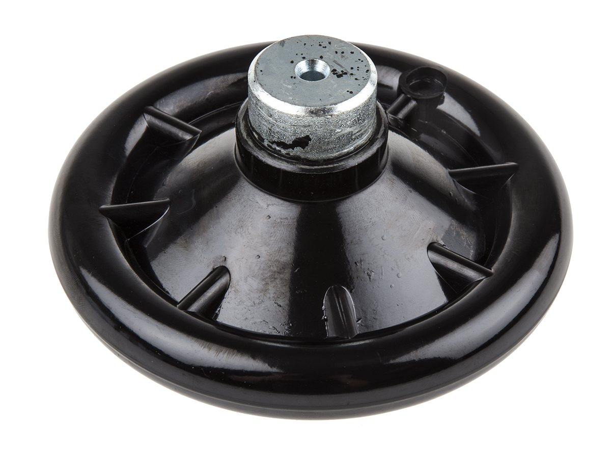 RS PRO Black Phenoplast Hand Wheel, 120mm diameter